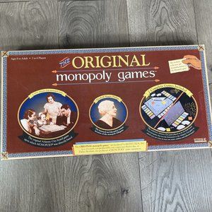 The ORIGINAL MONOPOLY 1930 & 1910 2 games w/ True History 1999 Restitution